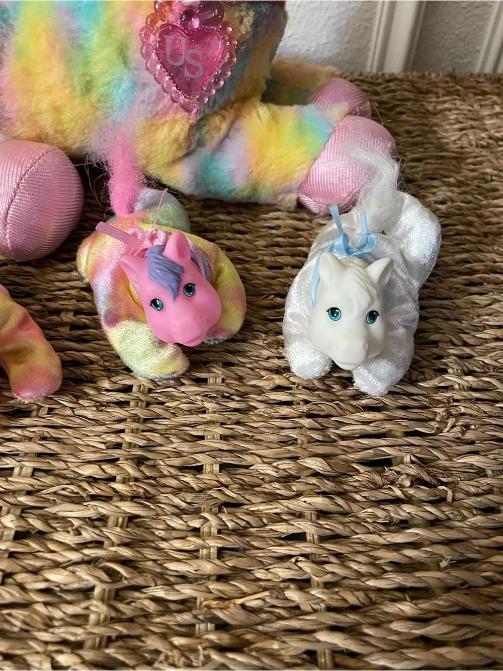 Just Play Unicorn Surprise Unicorn Rainbow Colors with 3 Babies